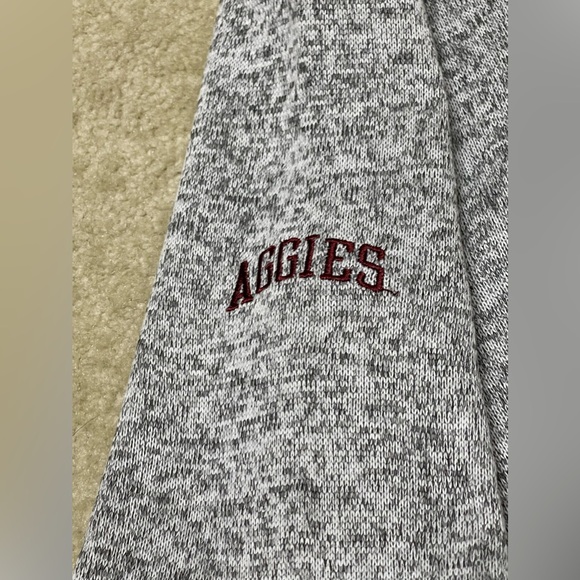 Texas A&M Grey Zip Up Jacket with Embroidered - Size: Medium 38 - 40 - Picture 3 of 8